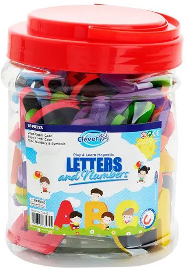 Clever Kidz Play And Learn Magnetic Letters And Numbers