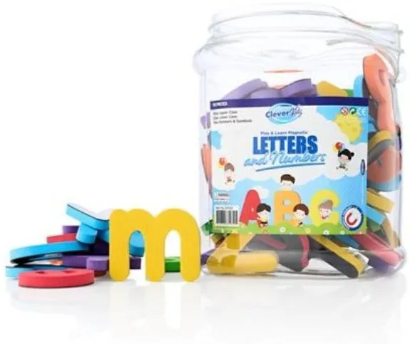 Clever Kidz Play And Learn Magnetic Letters And Numbers