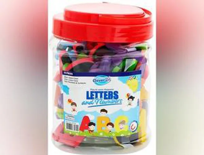 Clever Kidz Play And Learn Magnetic Letters And Numbers