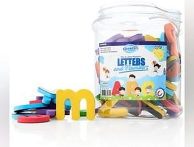 Clever Kidz Play And Learn Magnetic Letters And Numbers