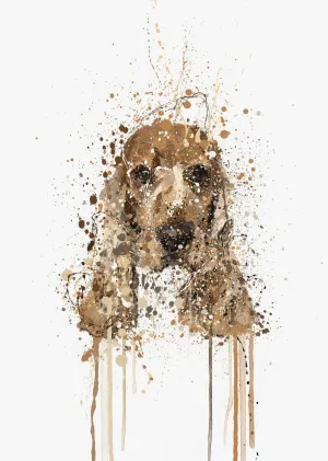 Cocker Spaniel Wall Art Print