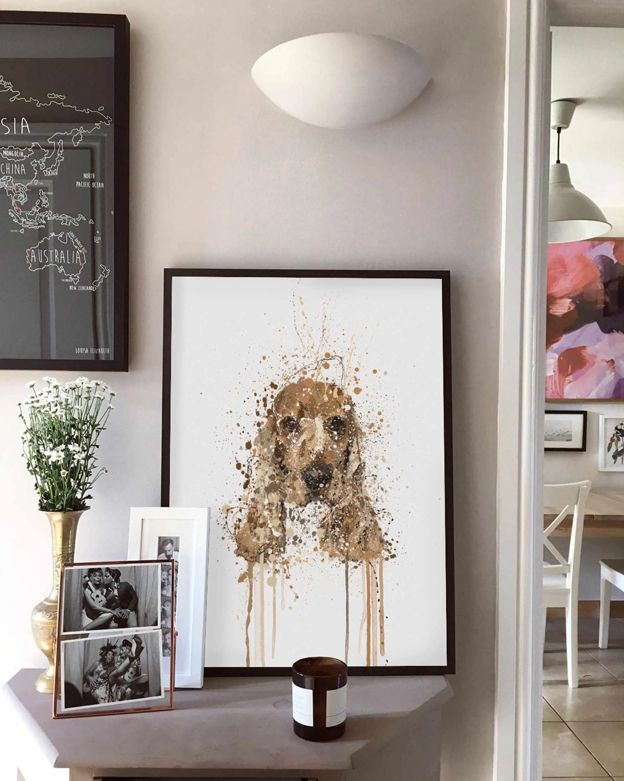 Cocker Spaniel Wall Art Print