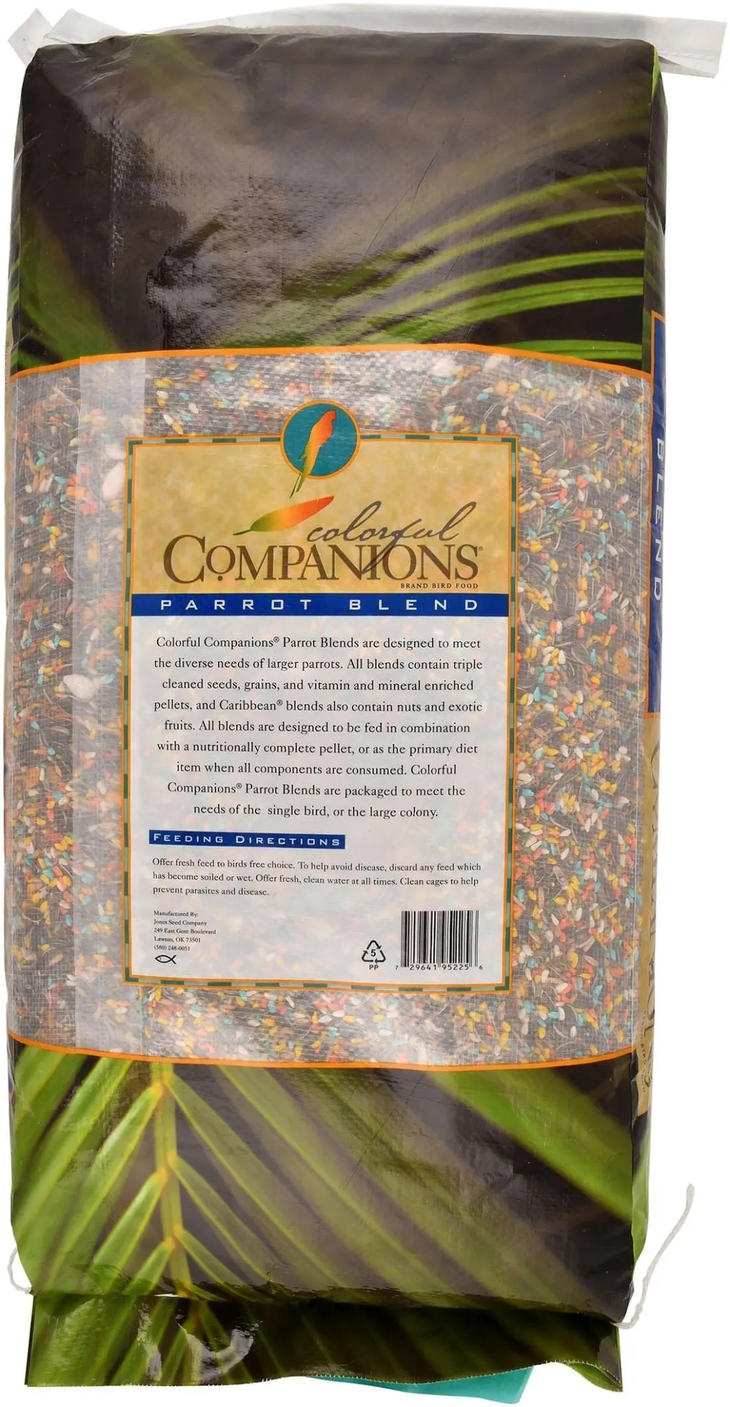 Colorful Companions Parrot Feed, 25 lb