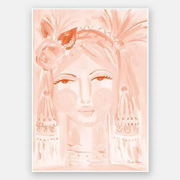 Creative Peach Unframed Art Print