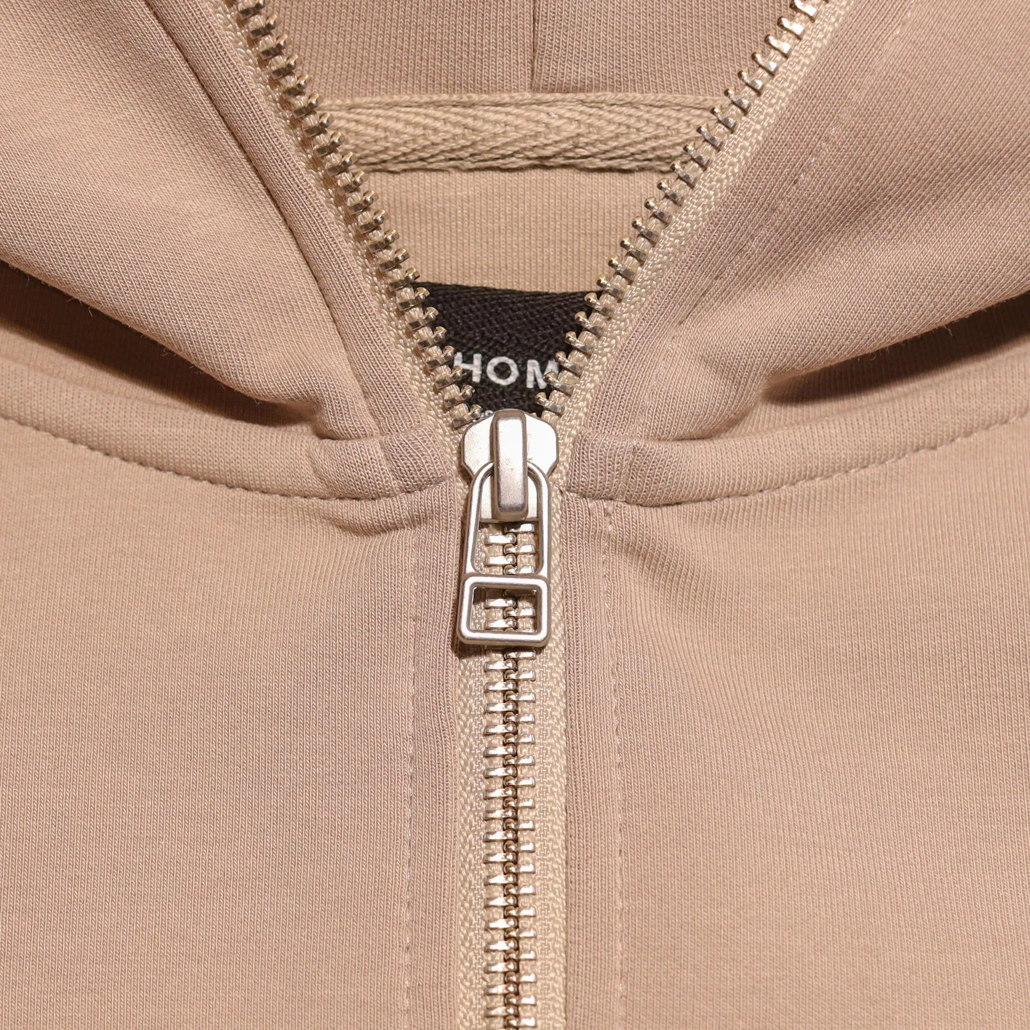 Embroidered H 2-Way Zip-Up Hoodie