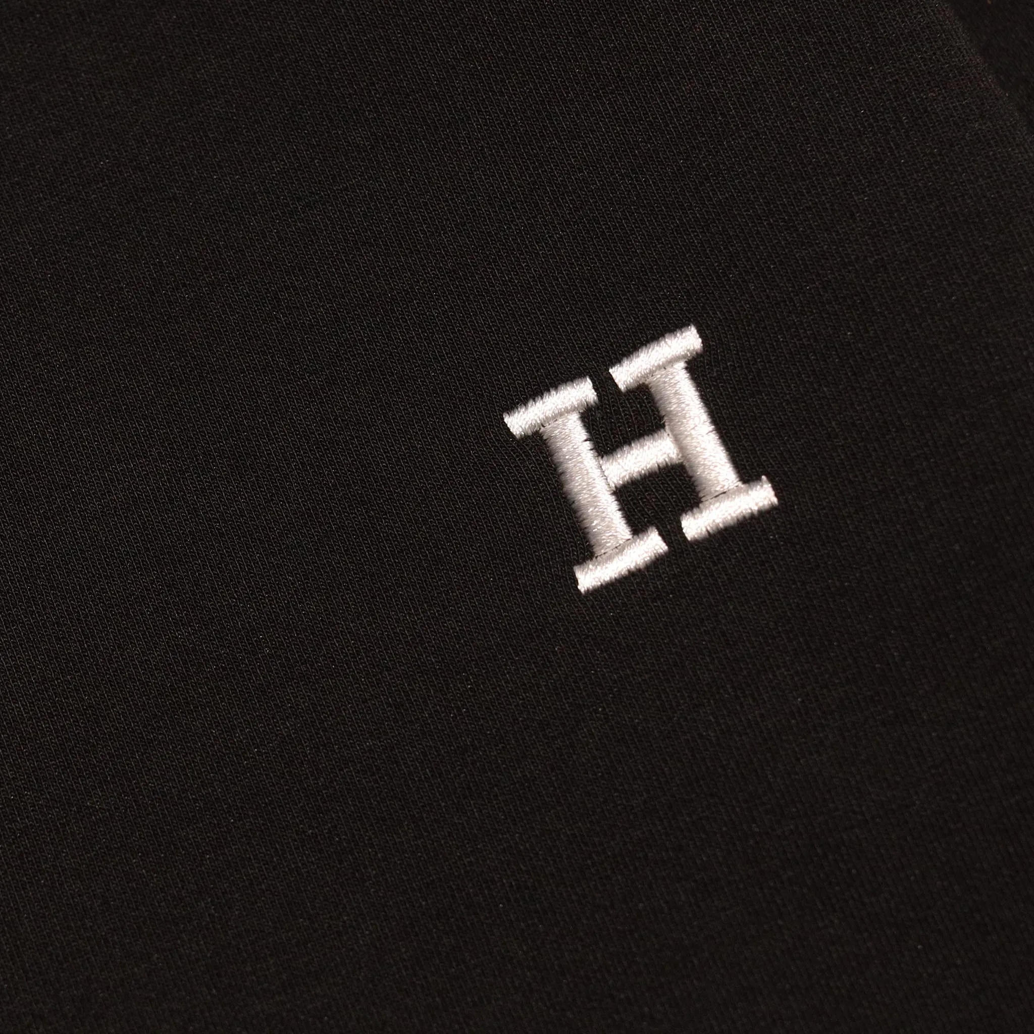 Embroidered H 2-Way Zip-Up Hoodie