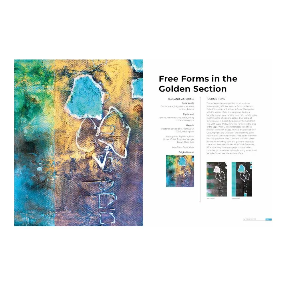 Expressive Abstracts in Acrylic Guide Book by Anita Horskens