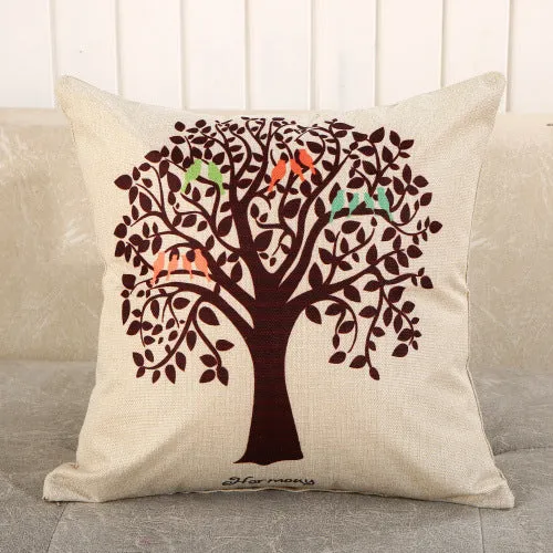 Fabric Decoration Supplies Car Gift Linen Printed Pillows Bedside Cushion Couch Pillow