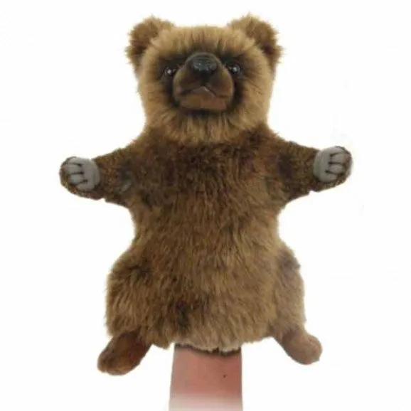 Hansa Brown Bear Hand Puppet 33cm