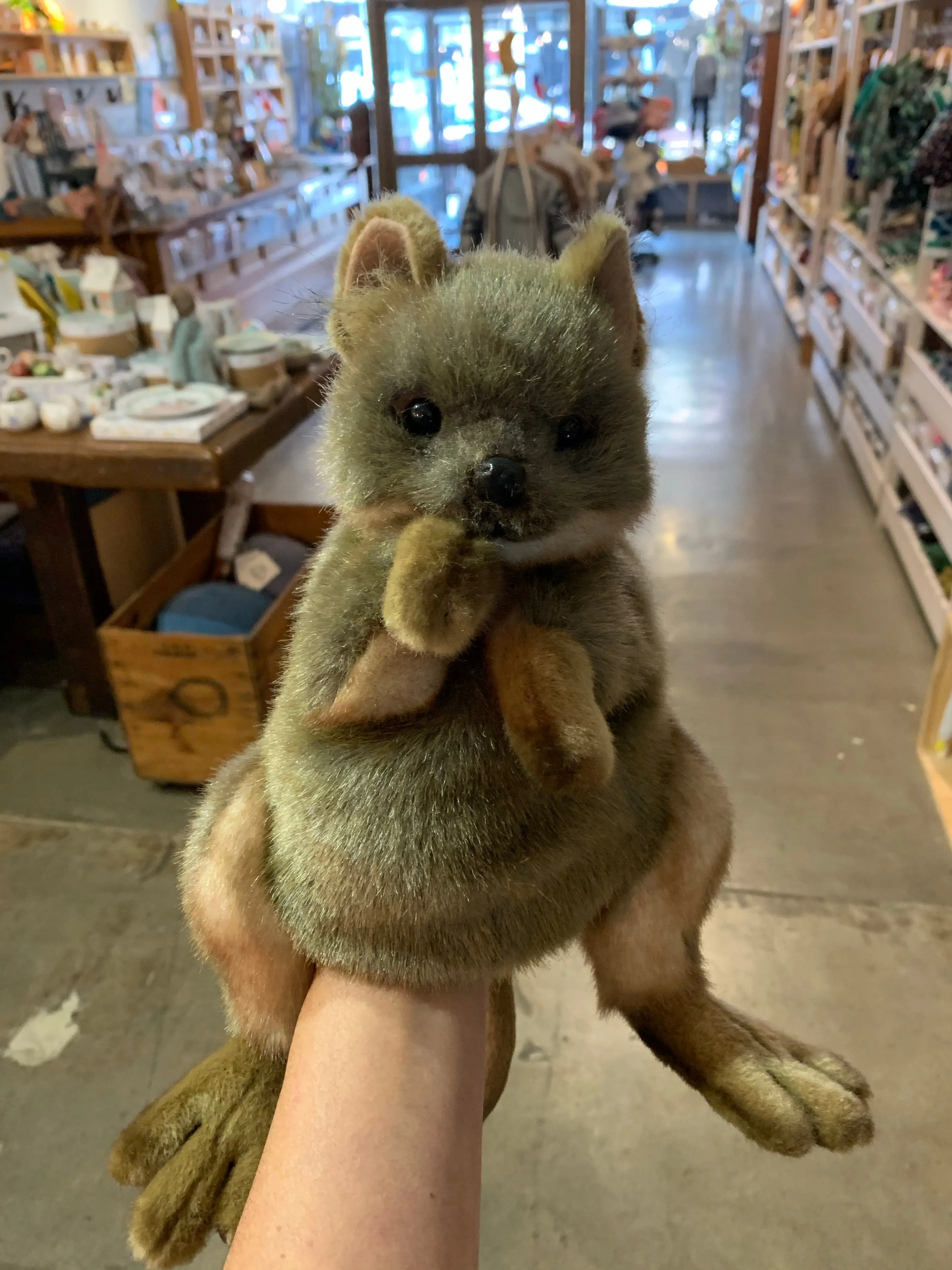 Hansa Quokka Hand Puppet 33cm