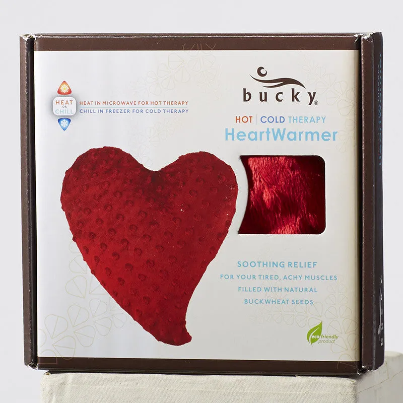 Hot/Cold - Small Heart Warmer - Red Minky