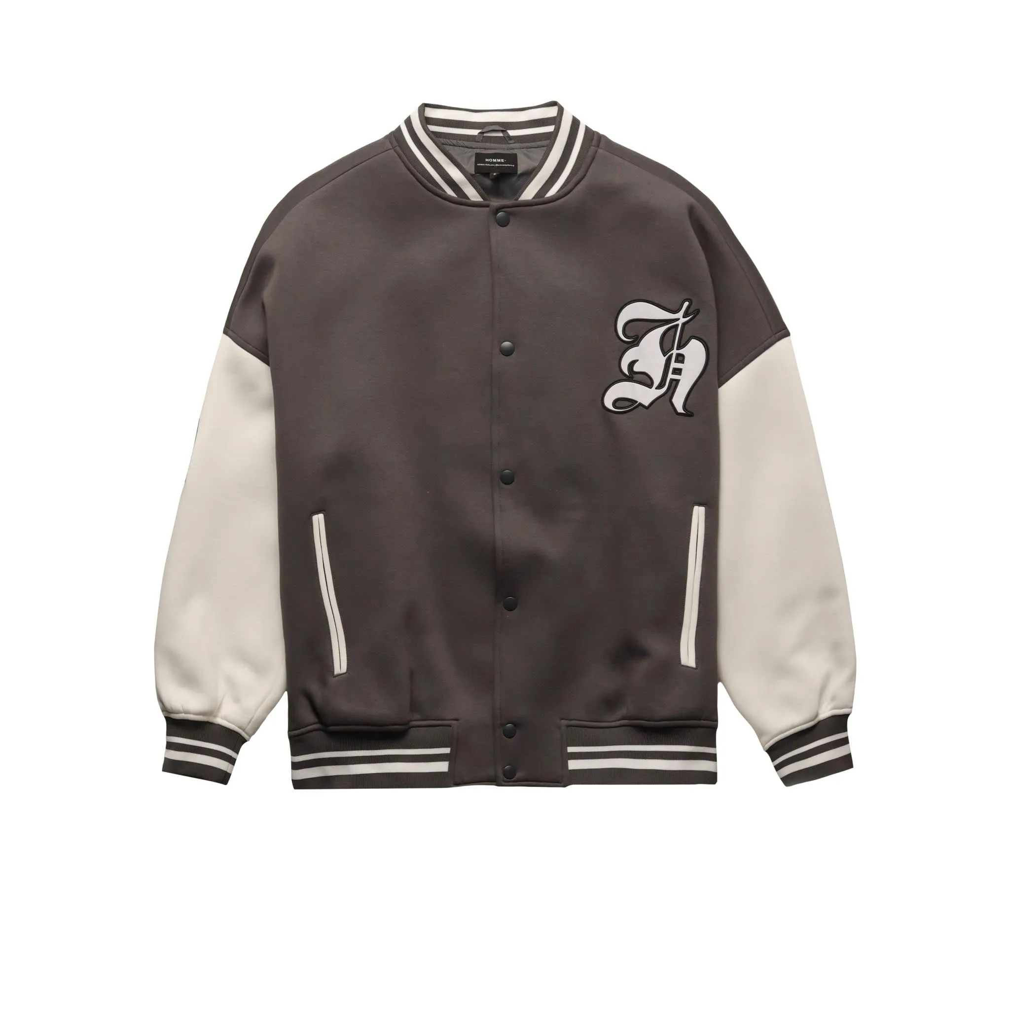 Knit Varsity Jacket