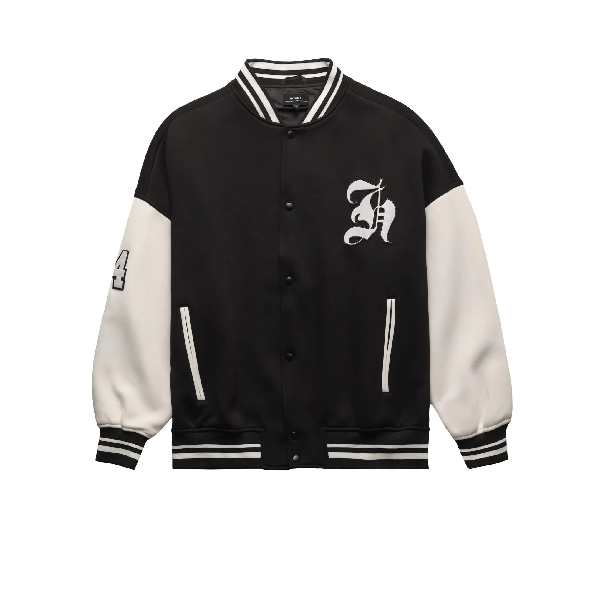 Knit Varsity Jacket