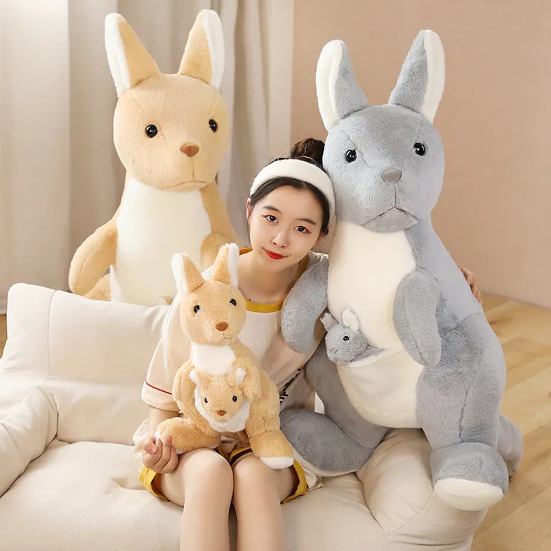 KuddleRoos: Mommy & Mini Kangaroo Plushie