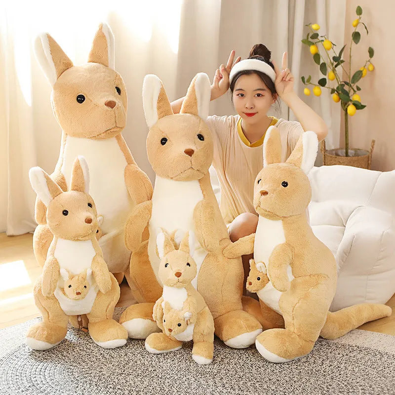 KuddleRoos: Mommy & Mini Kangaroo Plushie