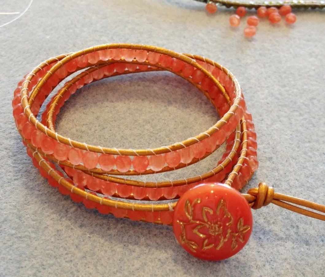 Leather Wrap Bracelet Class