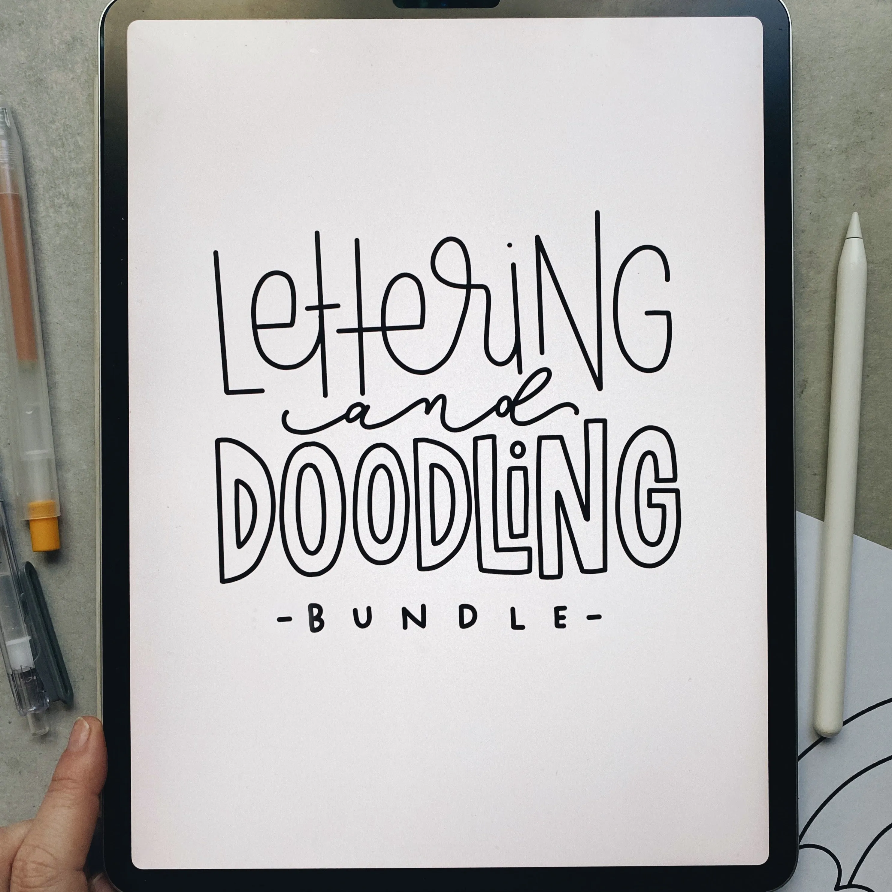 Lettering & Doodling Class Bundle