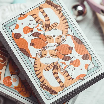 Liquid Cat Playing Cards by 808 Magic and Bacon Playing Card