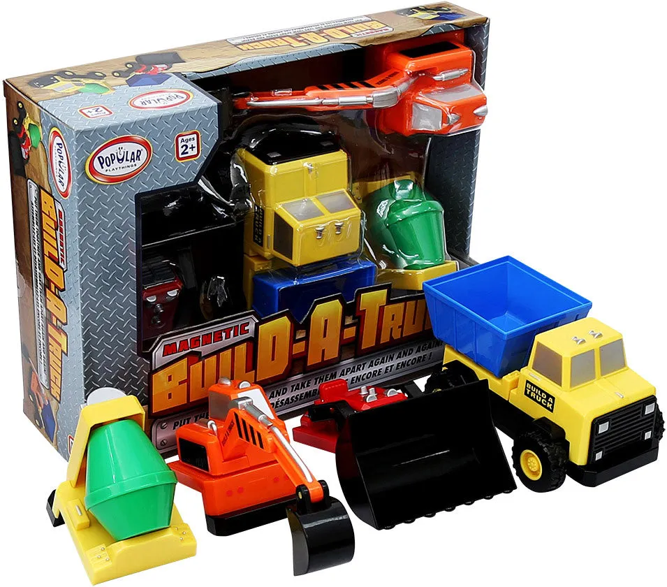 Magnetic Build-A-Truck Sets