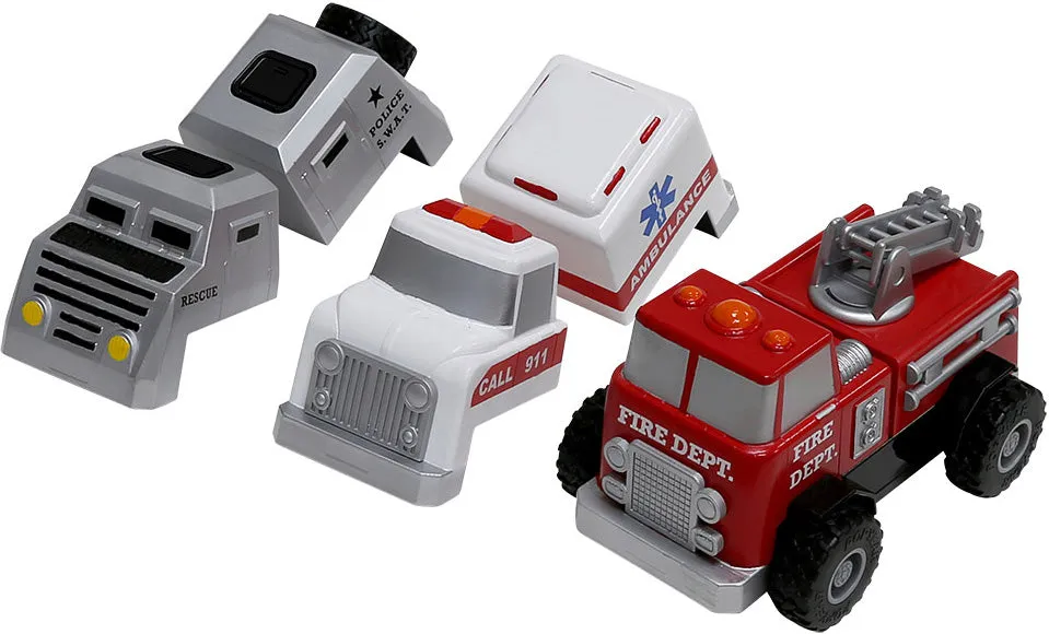 Magnetic Build-A-Truck Sets