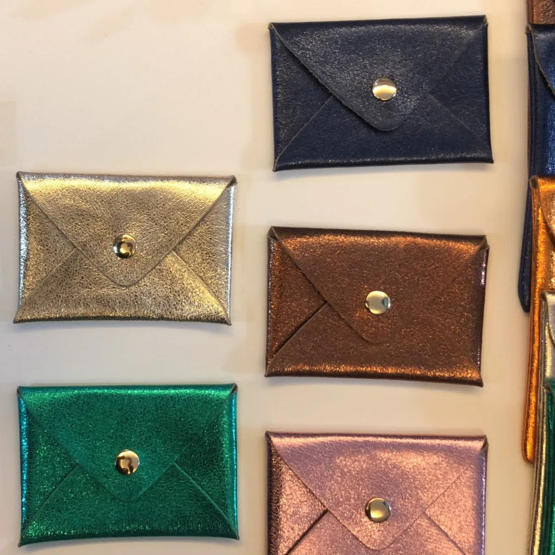 Metallic Envelope Card Pouches