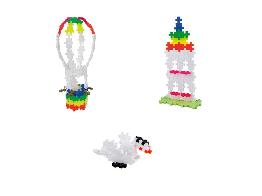 Plus-Plus -  Pastel - Rainbow Hot Air Balloon - 360 pcs