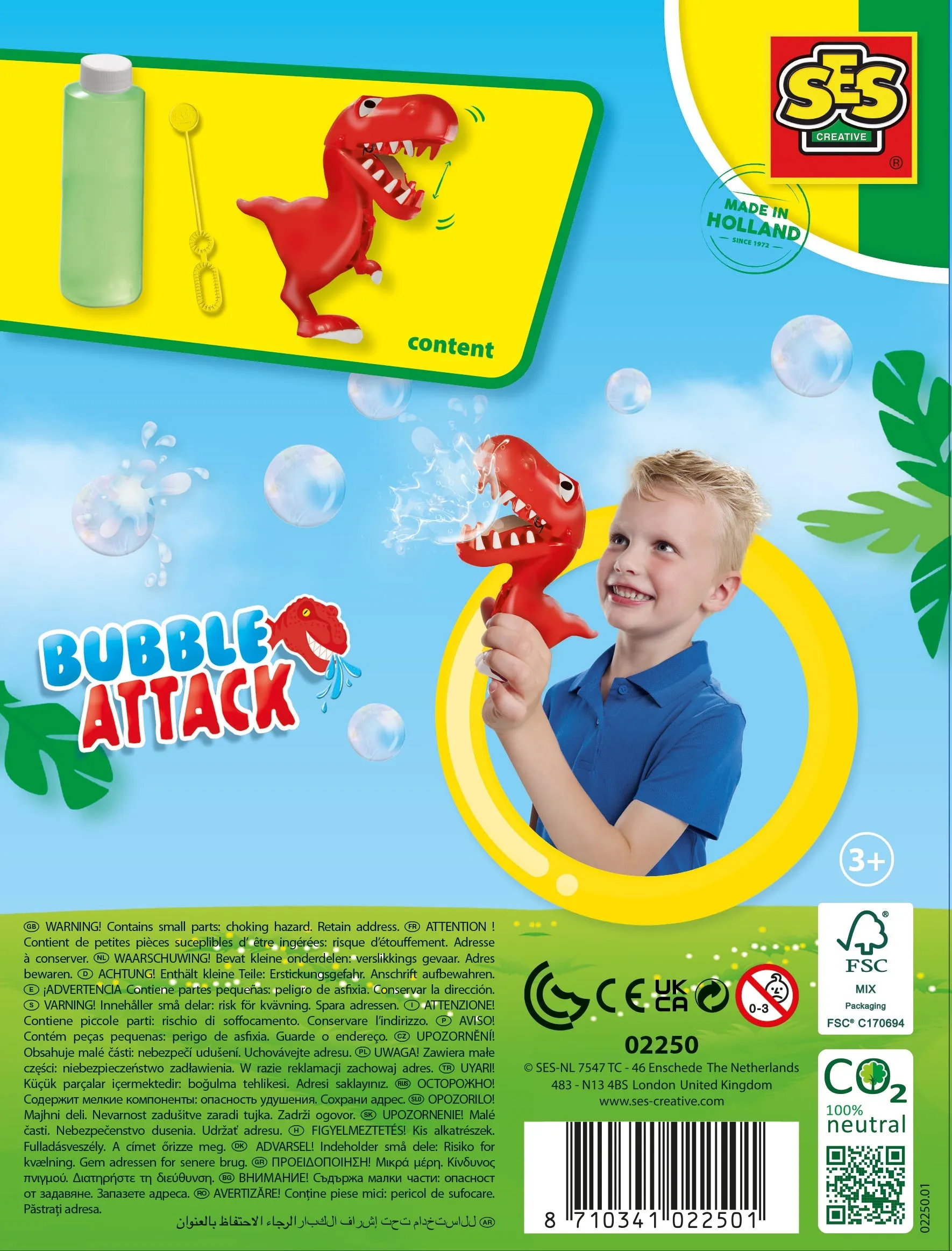 SES Creative Outdoor | Bubble Happer Dino Bubble Blower