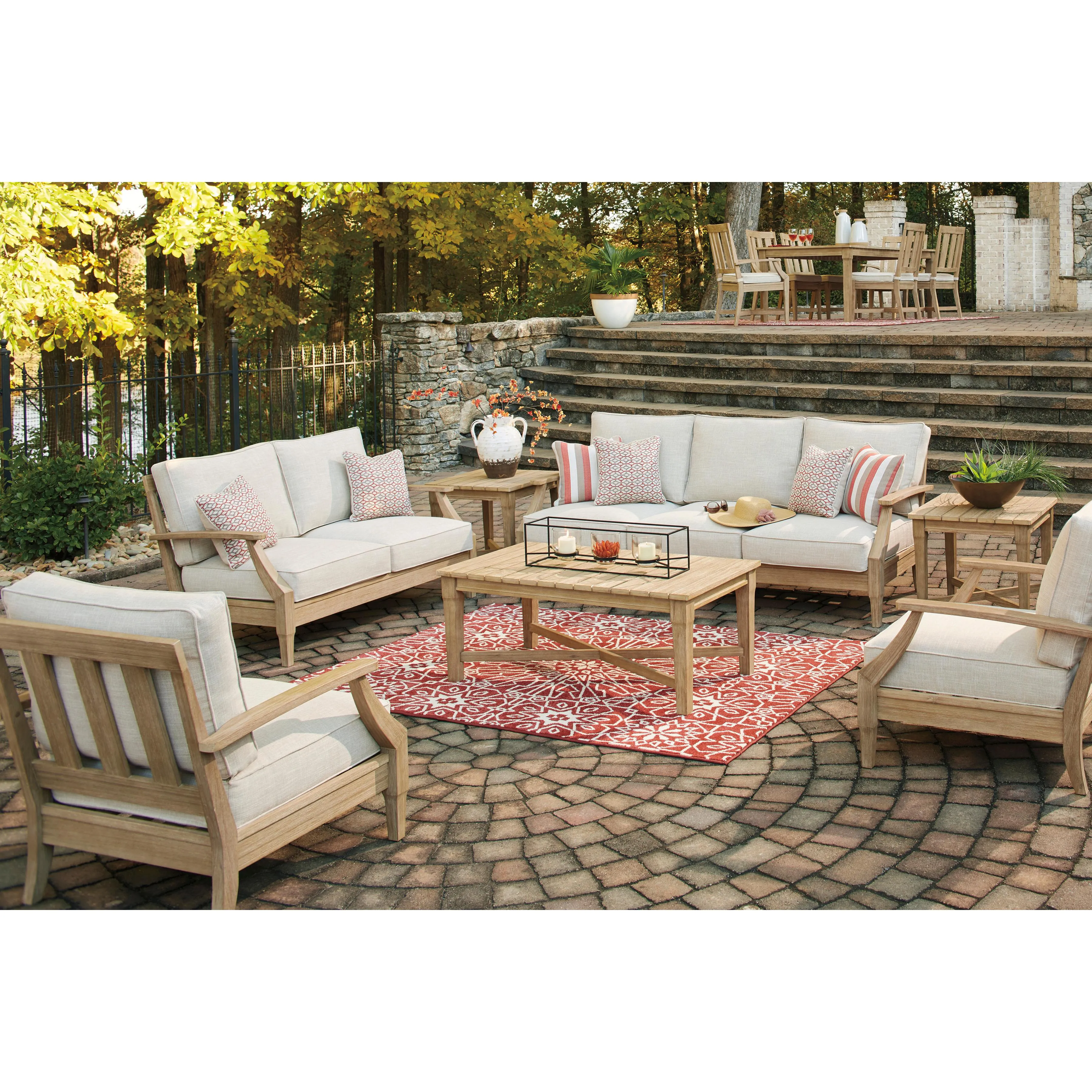 Signature Design by Ashley Clare View P801-835 Loveseat with Cushion