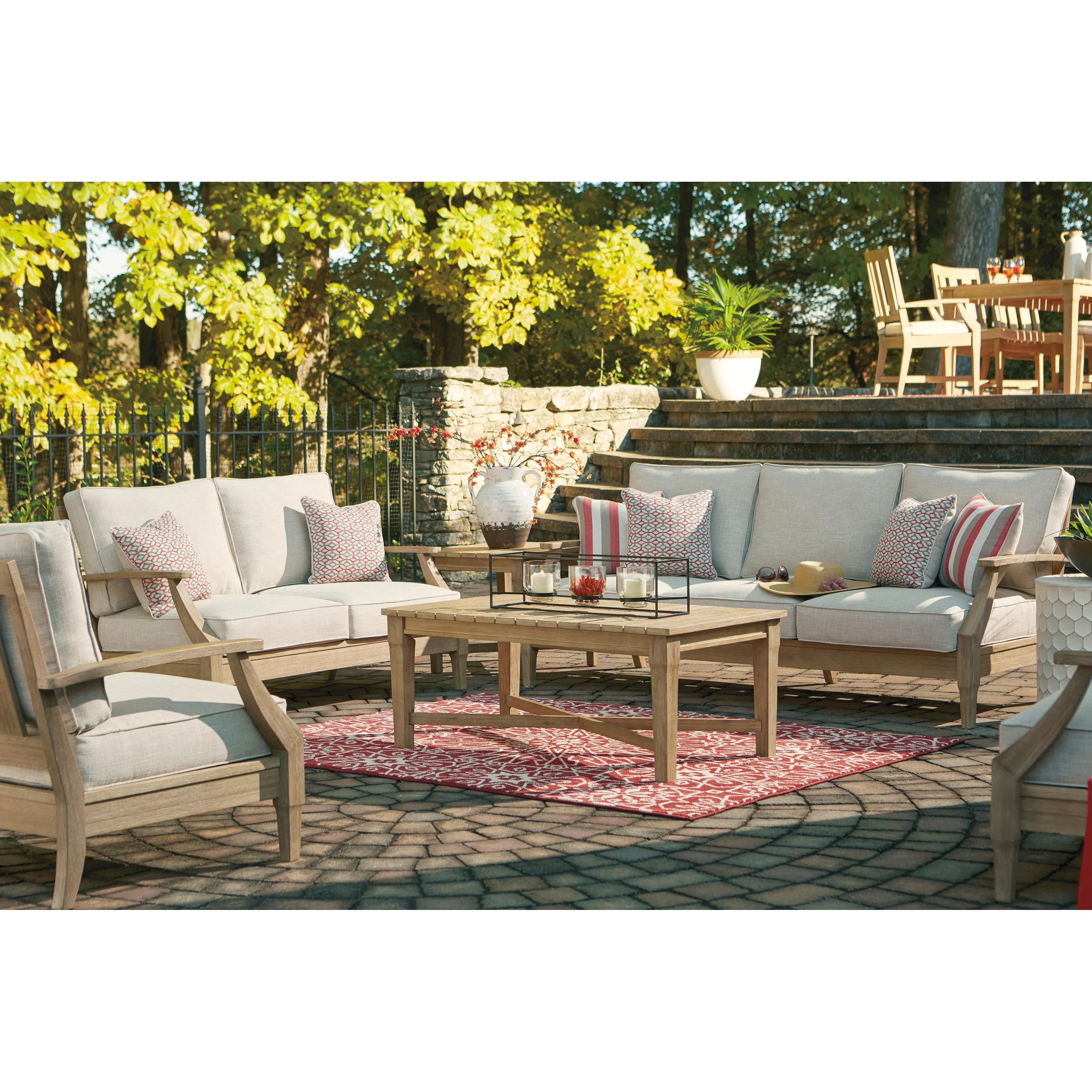 Signature Design by Ashley Clare View P801-835 Loveseat with Cushion