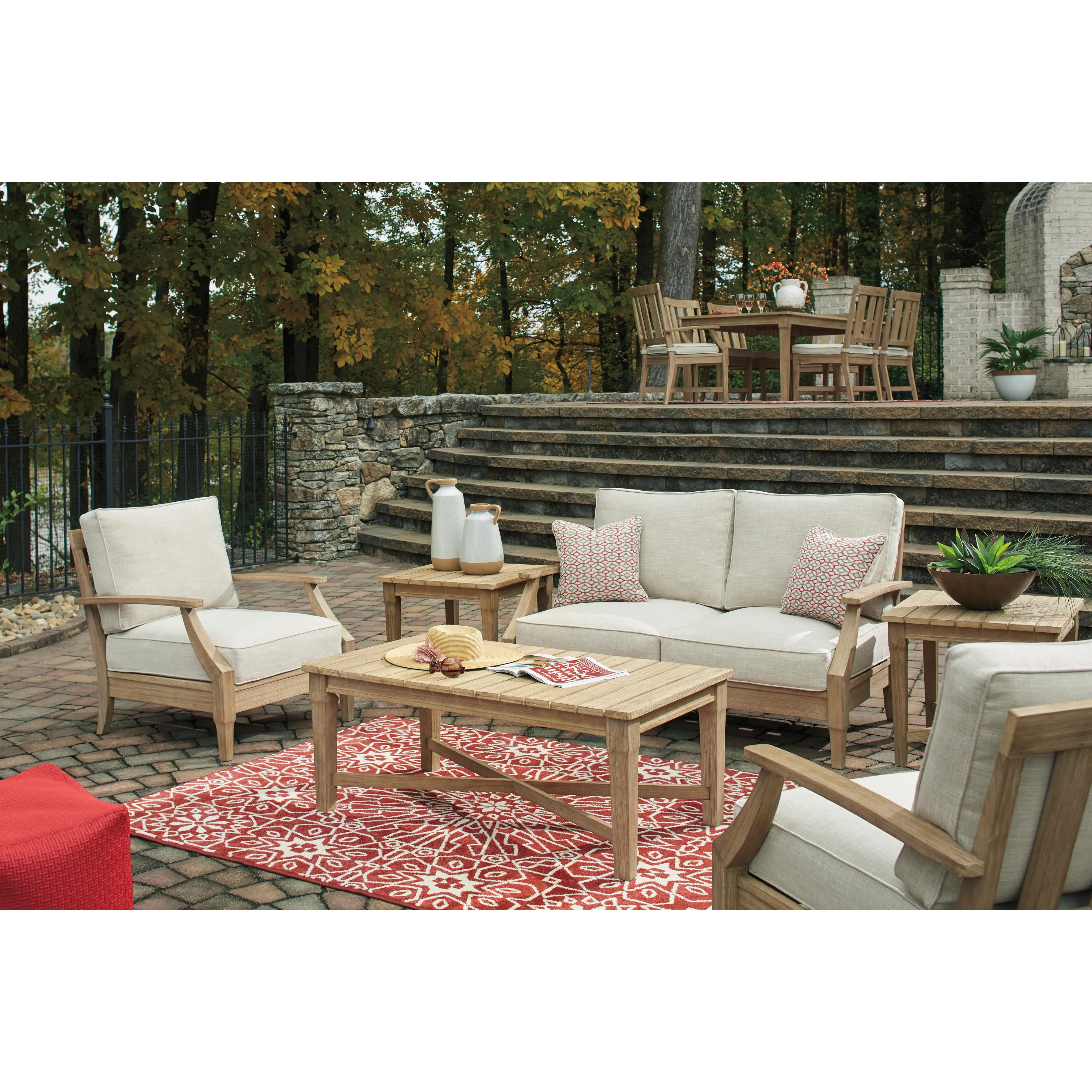 Signature Design by Ashley Clare View P801-835 Loveseat with Cushion