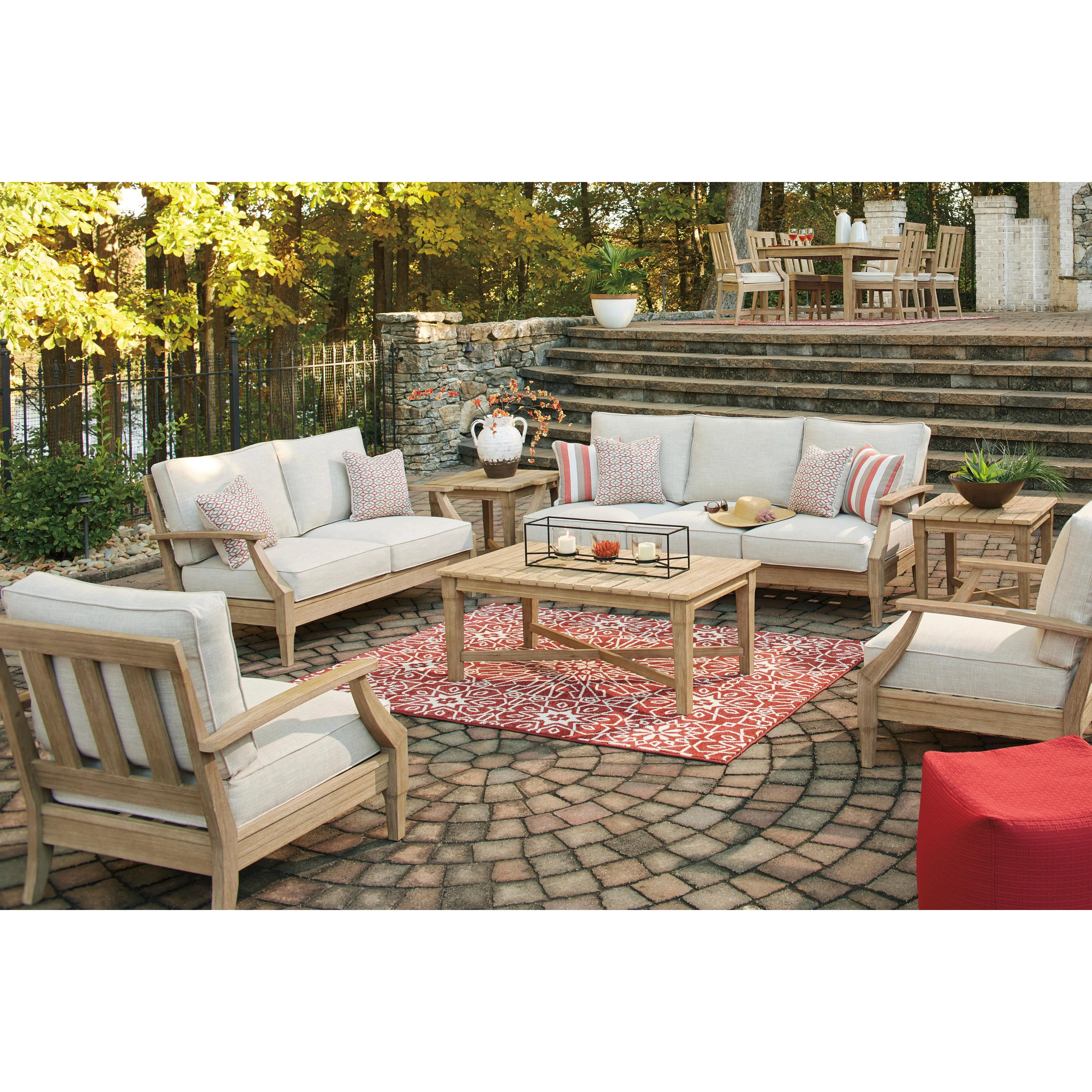 Signature Design by Ashley Clare View P801-835 Loveseat with Cushion