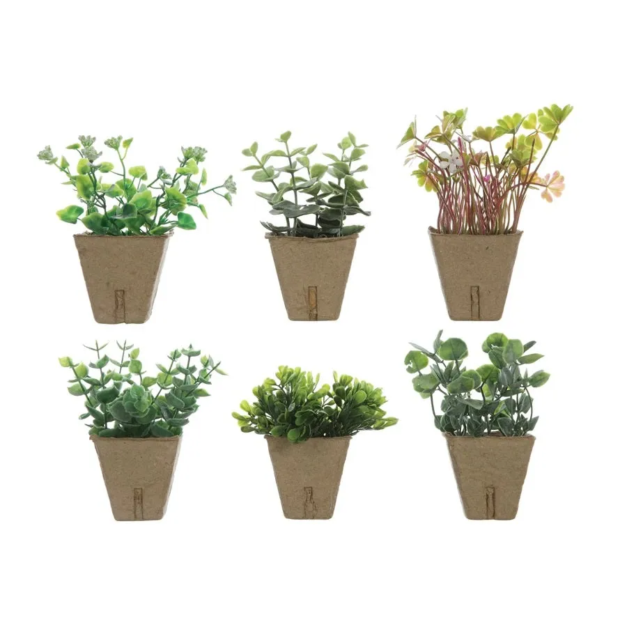 Spring Potted Faux Plants