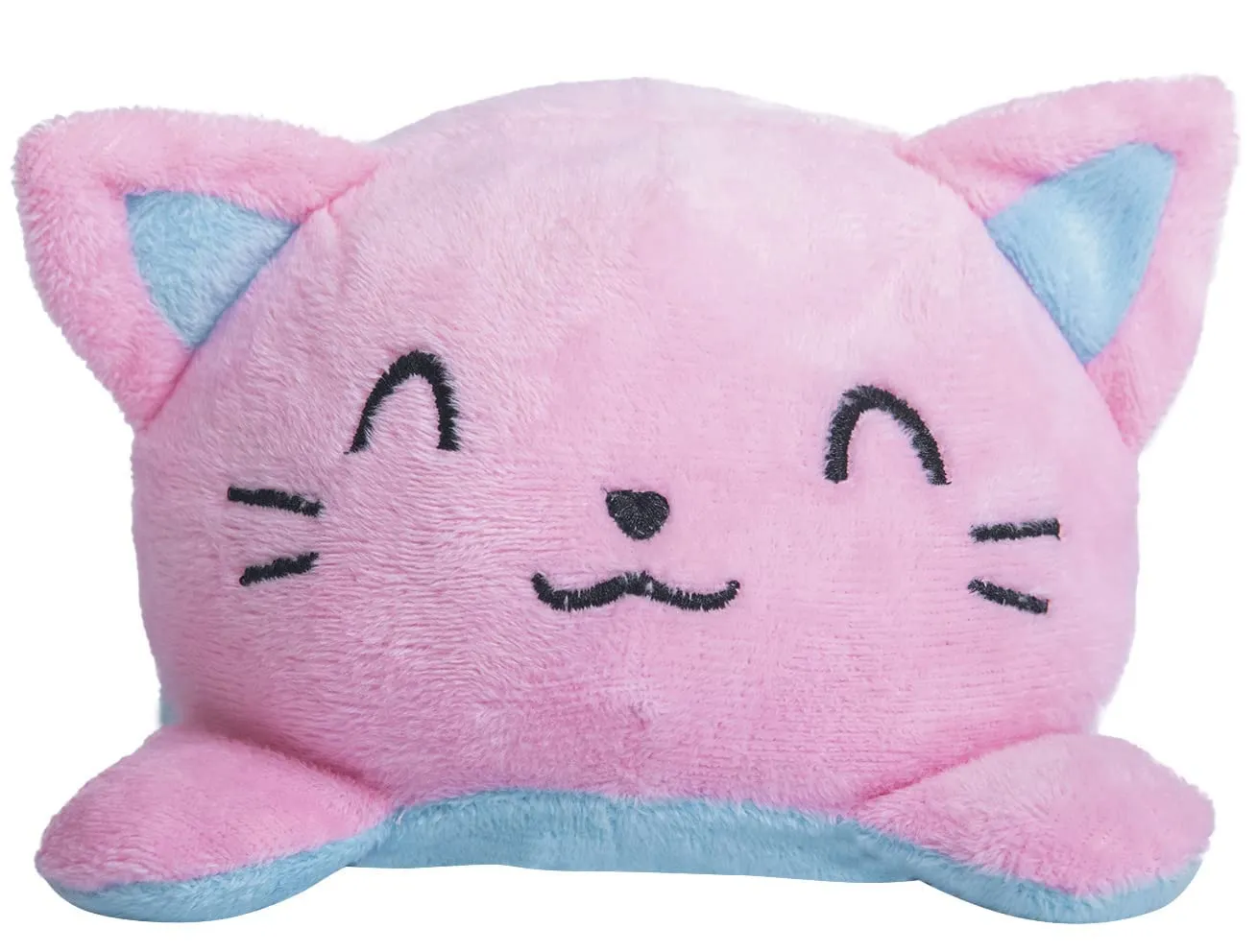 Storescent Reversible Soft Toys for Kids, Cat Stuffed Animal Plush Soft Toys for Boys and Girls | Plushie Toy (Pink CAT)