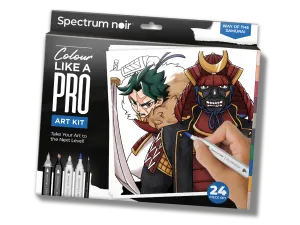 Way of the Samurai Pro Fan Art Colouring Kit - Spectrum Noir